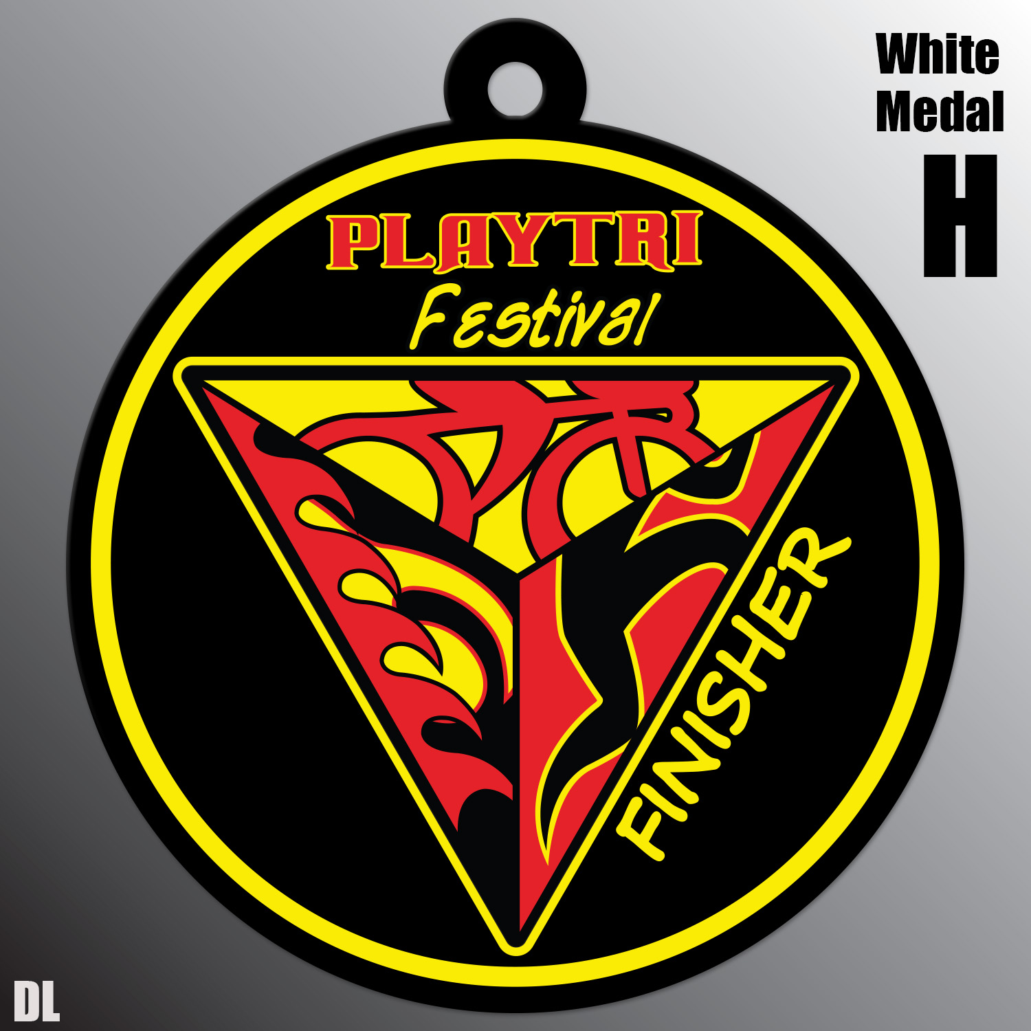 Playtri Festival Finsher Medal